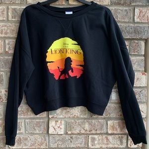 🍒💣Lion King juniors crop sweatshirt